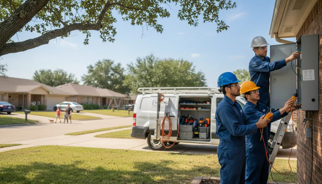 Certified electrician providing emergency electrical services in Fontanet, IN